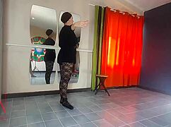 Ballerina Spanked in Fishnets Then Face Fucked by Teacher