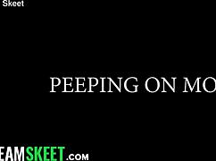 stepson's unexpected boner uncovers family secrets in a steamy threesome encounter