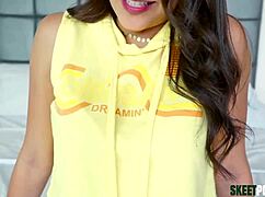 Cameron bell's juicy latina ass bent over for monster cock pounding on colombian streets