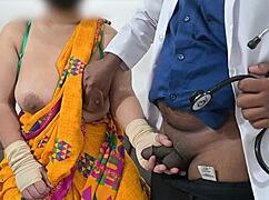 Doctor Conducts Thorough Examination of Telugu Aunty's Breasts