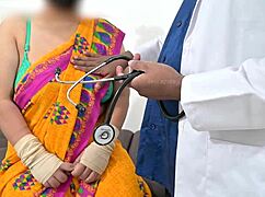 Doctor Conducts Thorough Examination of Telugu Aunty's Breasts