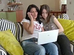 Milo pounds Olivia doggy then blasts cum facial all over her spread legs and perky nipples!