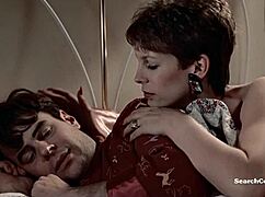 Jamie Lee Curtis Hides Sultry Big Tits and Blowjob Tease in Trading Places 1983