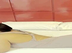 after exhausting day i sneak home for frantic clit-rubbing release