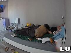 Emily and damon tense amateur bedroom reality flashing tits