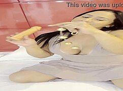 after exhausting day i sneak home for frantic clit-rubbing release