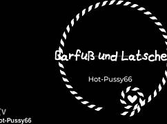 BARFUß IN LATSCHEN OUTDOOR FEET FETISH FUN!