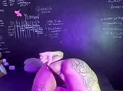 lexi lights up smokes big pussy lips while vibrating huge natural tits and nipples solo