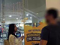 hot latina takes rough pounding on her big ass through panties pov