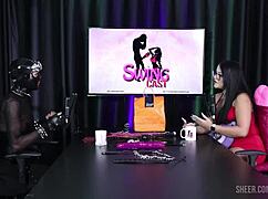 I cant stop watchin ramona 69 n tifany rocha in that sheer red swing cast compil