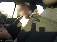 stranger spies wife slurping stranger cock in school parking car