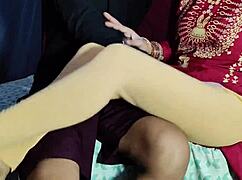 Desi indian wife bends for brutal first-time anal pounding and cum