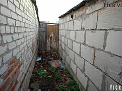 My Heart Races From Risky Garage Blowjob Swallowing Neighbor's Cum Mouthful!