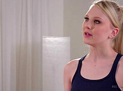 samantha hayes lily rader massage turns into hot boss teen lesbian action