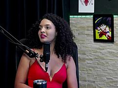 swingers party turns wild with mia luz's sheer red tease