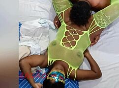 safada squirts hard in my mouth during carnaval closeup pussy licking