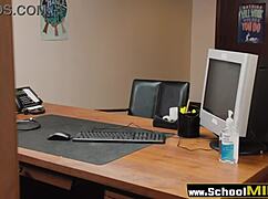 i can't believe the principal is pounding my nurse stepmom's huge tits in hospital