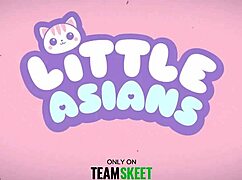 petite asian phoebe kalib spitroasted in mmf then licks cum sushi