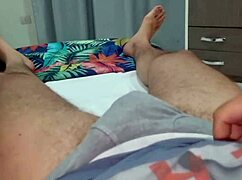 Euro amateur worships huge hard cock with dirty talk ass shaking cumshot