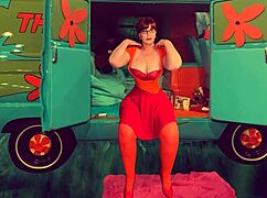 granny velma dinkleys mystery cosplay turns into deep creampie pounding