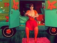 granny velma dinkleys mystery cosplay turns into deep creampie pounding