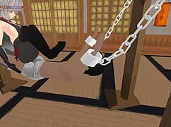 local stream bath gets nasty with hardcore doggystyle pounding and creampie