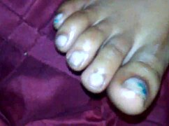 Ebony Delivers Steamy Foot Job Cumshot