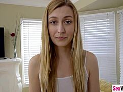 guy slips on xray glasses to spy petite big ass stepsis alexa grace sucking cock