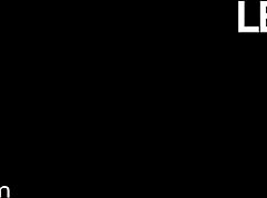 Horny redhead lesbian takes strap-on deep in ass, scissoring and fucking leads to massive orgasm with natural tits bouncing