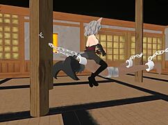 local stream bath gets nasty with hardcore doggystyle pounding and creampie