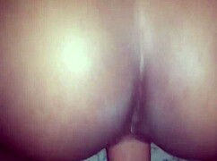 Light-Skinned Cock Stretches Ebony's Massive Ass Deep