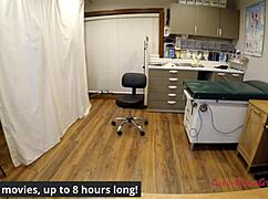 angel santana and aria nicole endure first humiliating gyno exam with speculum spreading