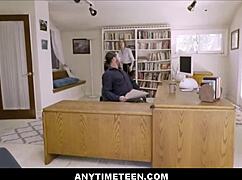 anytime teen 18+ freeuse fucking my new employee cierra bell violet starr at work with big ass blowjob