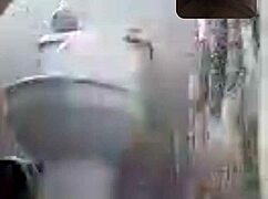 Random female joins amateur masturbation session casually