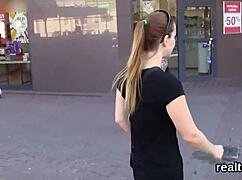 flawless teen stripped in hypermarket store for hardcore pov pounding