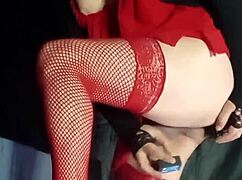 damn bisexual latina brunette with big tits fucks friend's ass with huge strapon 😈🍑