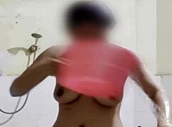 daddy pounds wet asian pussy in steamy whatsapp shower call