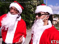 whoa this ladyboy's massive cock throbs while she sucks and fucks hard