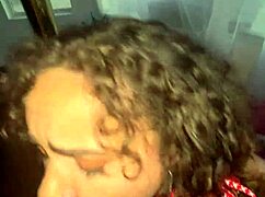 my curly-haired nympho face takes flaxk's massive cum facial load