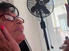 POV Chubby Mature BBW Toys Huge Saggy Tits Pussy for Special Fan