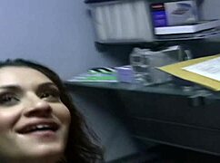 after grabbing her juicy ass cheeks he pounds her pussy deep