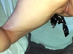 velvet rain squirts buckets from brutal toy pounding her horny milf pussy