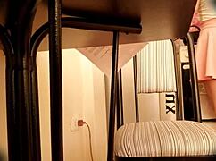 Upskirt No Panties On Sexy Argentine College Girl Miranda