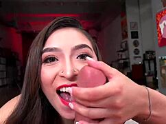 holy shit amber summer crams that massive cock into her tiny teen holes!!