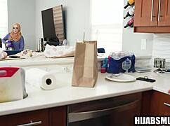 Caught stealing, does this muslim maid deserve her brutal pussy punishment?