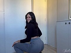 Latina Babe's Big Ass Anal Cowgirl Ride