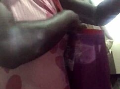 Crazybitch twerks on landlord's bed!