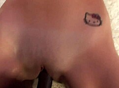 POV Amateur Milf Housewife Takes Deep Creampie from Massive Black Cock