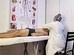 patient gets hard during nurse exam can't hold back