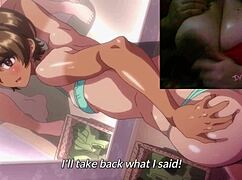 hot chubby milf with huge natural tits watches and teases her big nipples softly